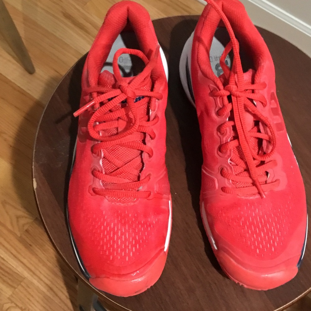Wilson Red and White Sneakers
